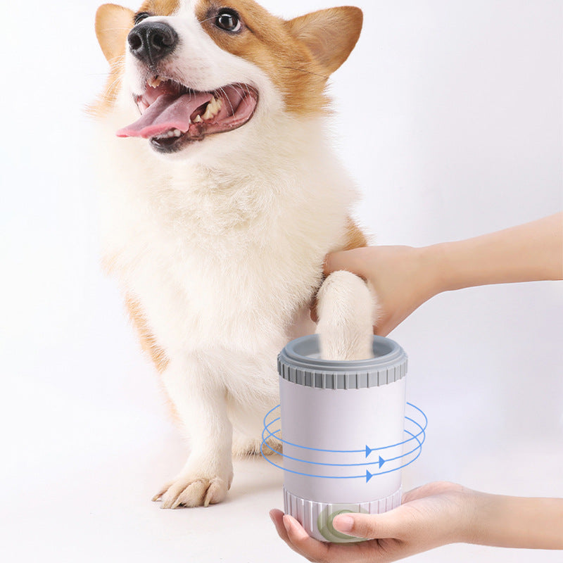 Pet Foot Wash Cat And Dog Claw Cup Cleaning Soft Pet Silicone Scrub Foot Cup