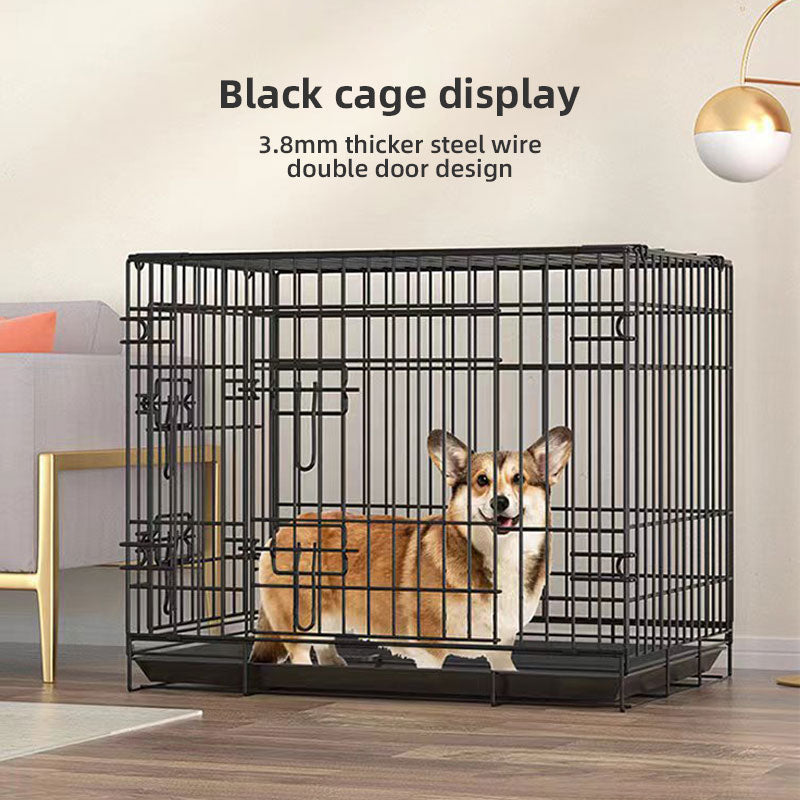 A Simple Good-Looking Dog Cage Cat Cage Pet Cage Wire Cage In Medium And Large Thick Cat Villa Pet Litter
