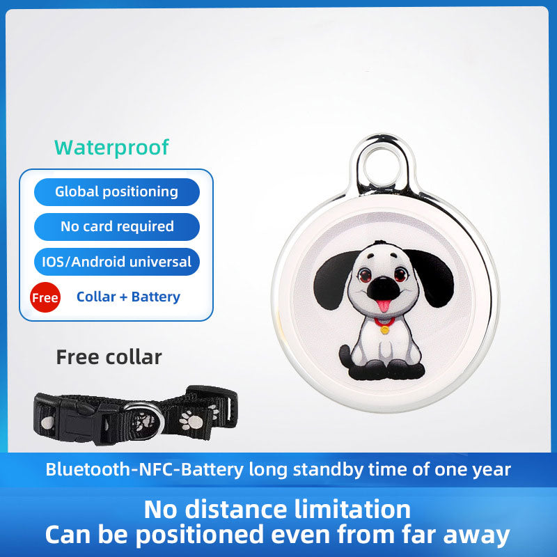 A Pet Loss Preventer Global Positioning Airtag Loss Preventer Cat and Dog Intelligent Tracking Loss Preventer Pet Collar