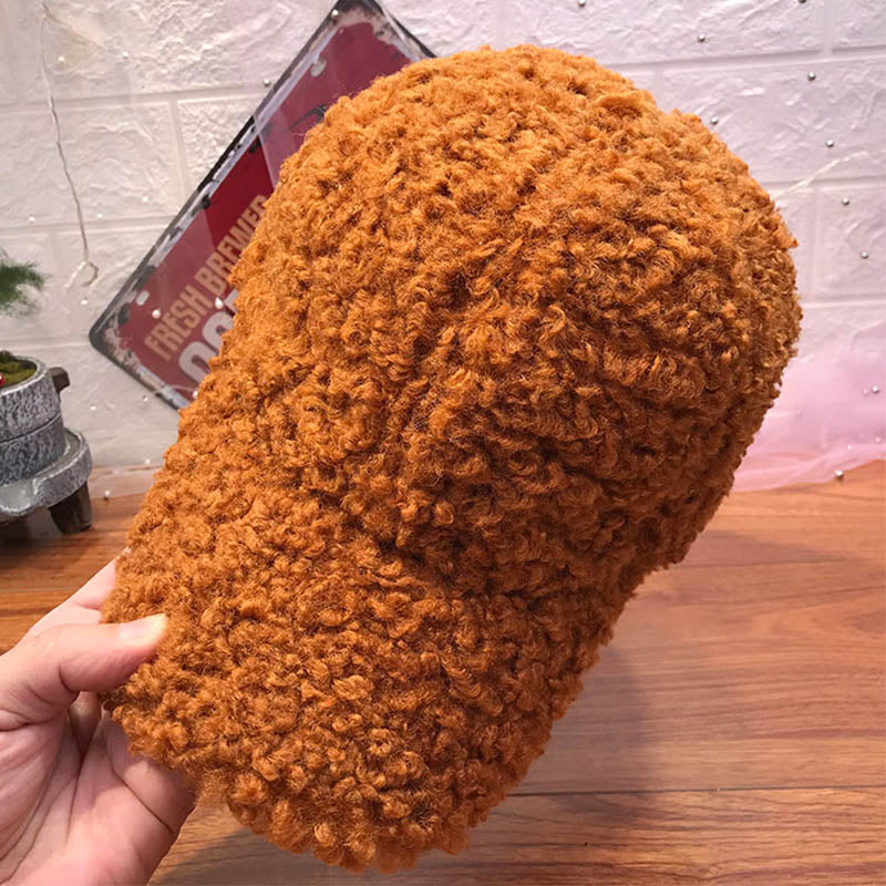New Casual Outdoor Warm Winter Cap Girl Women Adjustable Animal Pattern Faux Fur Baseball Cap Cotton Hip-Hop Hat Visor 55-58cm