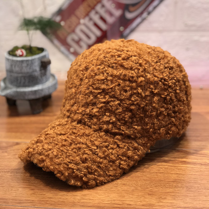 New Casual Outdoor Warm Winter Cap Girl Women Adjustable Animal Pattern Faux Fur Baseball Cap Cotton Hip-Hop Hat Visor 55-58cm