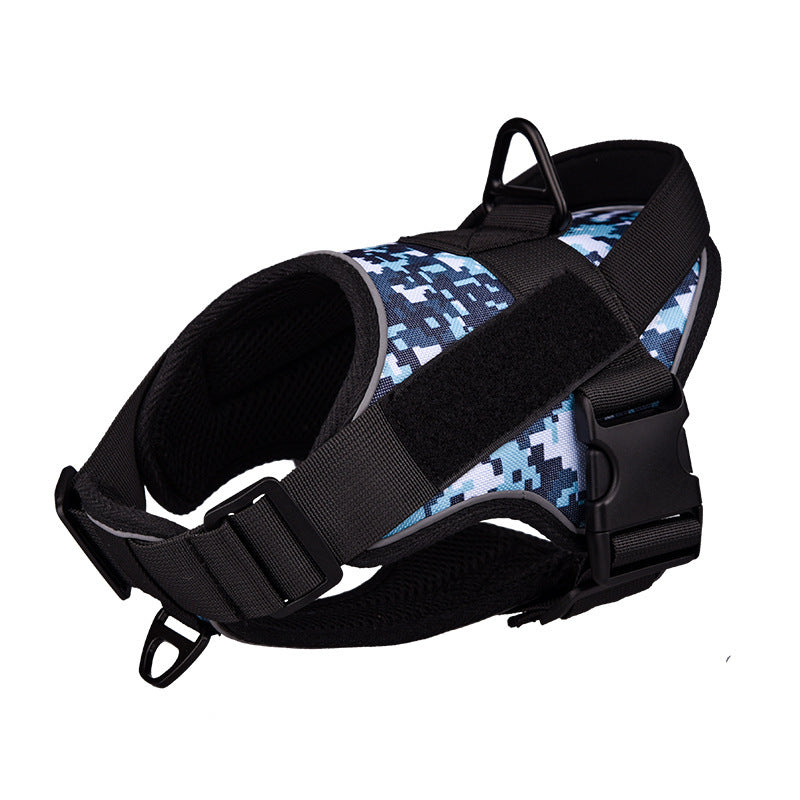 a3Training Tactical Chest Back K9 Pet Chest Harness Vest Type Reflective Dog Rope Explosion-Proof Chest Harness