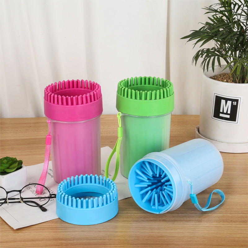 ABC Paw Plunger Pet Paw Cleaner Soft Silicone Foot Cleaning Cup Portable Cats Dogs Paw Clean Brush Home Practical Supplies