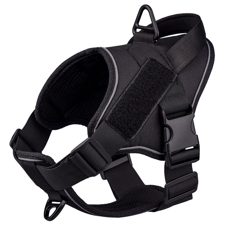 a3Training Tactical Chest Back K9 Pet Chest Harness Vest Type Reflective Dog Rope Explosion-Proof Chest Harness