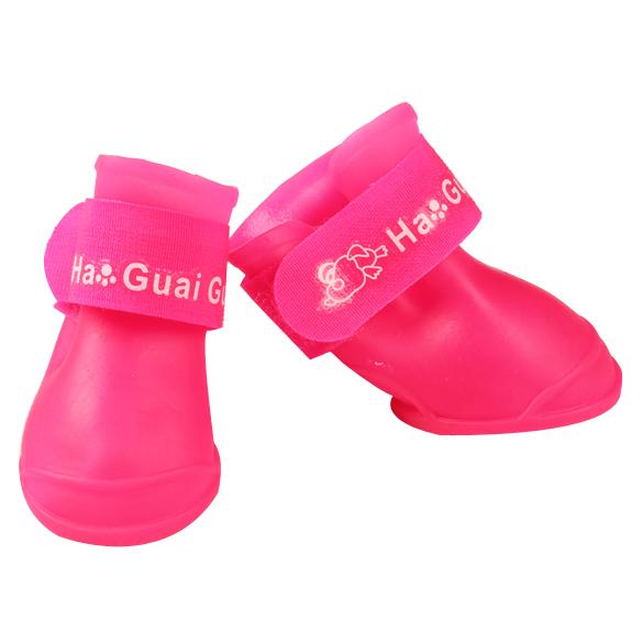 2 pair Pet Shoes Waterproof Rain Shoes