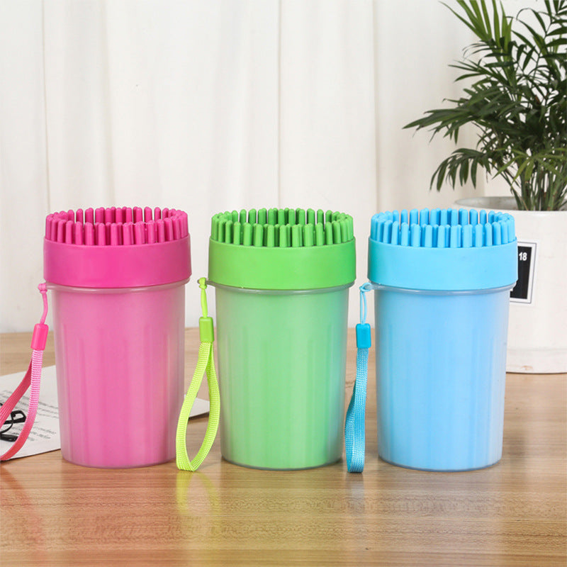 ABC Paw Plunger Pet Paw Cleaner Soft Silicone Foot Cleaning Cup Portable Cats Dogs Paw Clean Brush Home Practical Supplies
