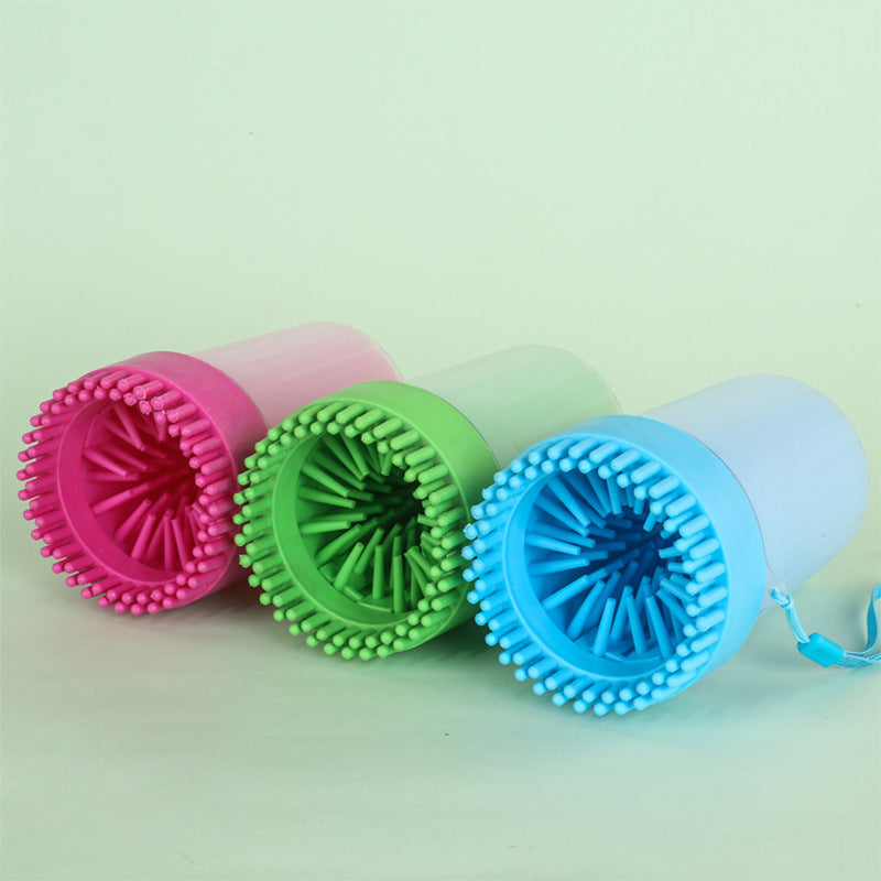 ABC Paw Plunger Pet Paw Cleaner Soft Silicone Foot Cleaning Cup Portable Cats Dogs Paw Clean Brush Home Practical Supplies