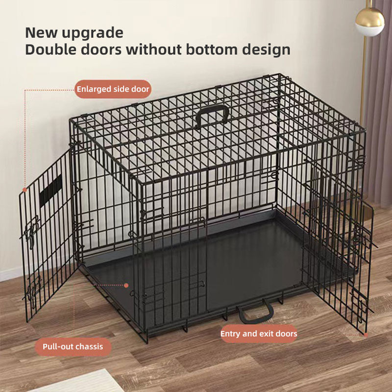 A Simple Good-Looking Dog Cage Cat Cage Pet Cage Wire Cage In Medium And Large Thick Cat Villa Pet Litter