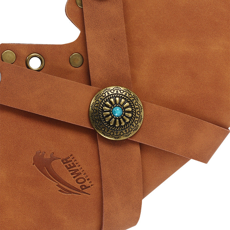 Outdoor Archery Waist Mounted Arrow Pot PU Arrow Bag