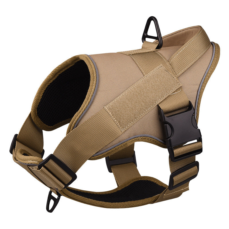 a3Training Tactical Chest Back K9 Pet Chest Harness Vest Type Reflective Dog Rope Explosion-Proof Chest Harness