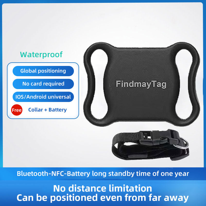 A Pet Loss Preventer Global Positioning Airtag Loss Preventer Cat and Dog Intelligent Tracking Loss Preventer Pet Collar