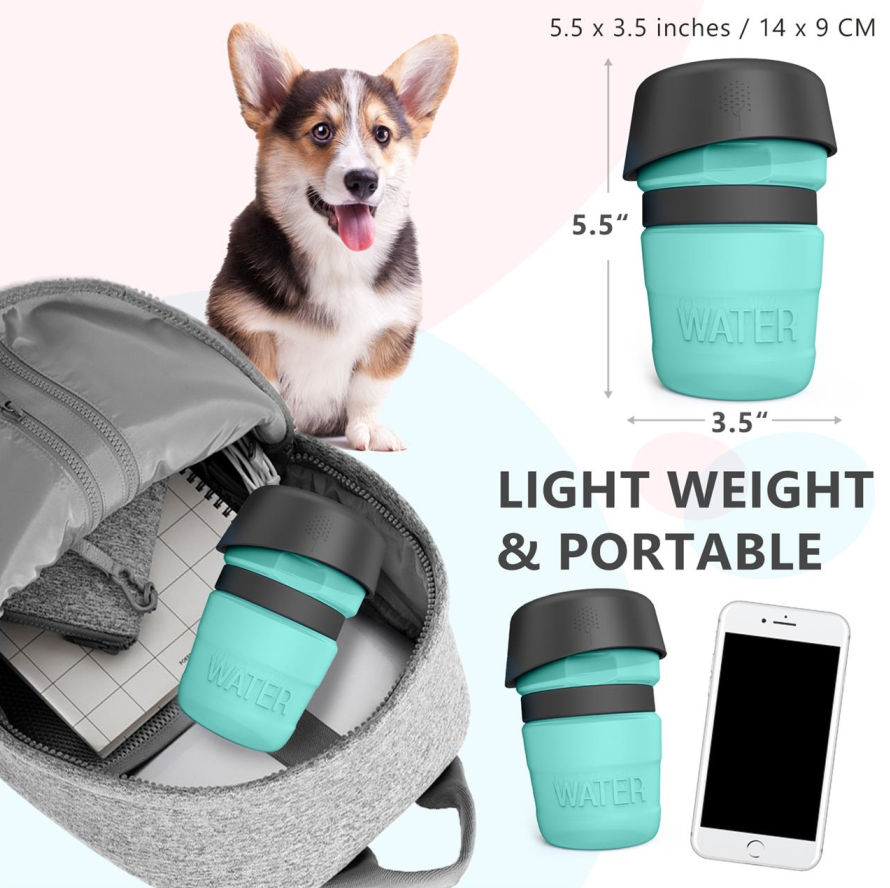 Pet Water Cup Pet Accompanying Cup Kettle Portable Kettle Pet Outdoor Drinking Water Accompanying Cup Water Feeder