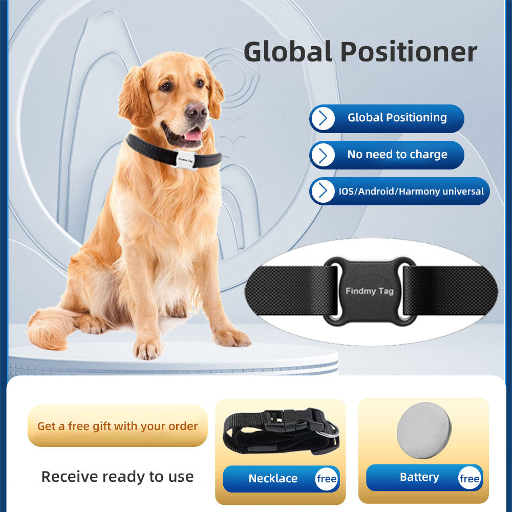 A Pet Loss Preventer Global Positioning Airtag Loss Preventer Cat and Dog Intelligent Tracking Loss Preventer Pet Collar