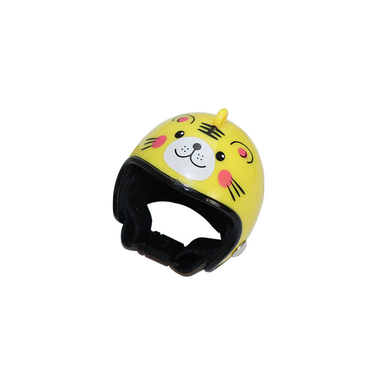 New Helmet Chicken Pet Supplies Funny Helmet Chicken Hat Chicken Helmet Protection Pet Chicken Headgear