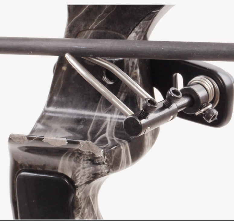Six installation positions of the new outdoor archery arrow stand, competitive composite recurve bow and arrow stand