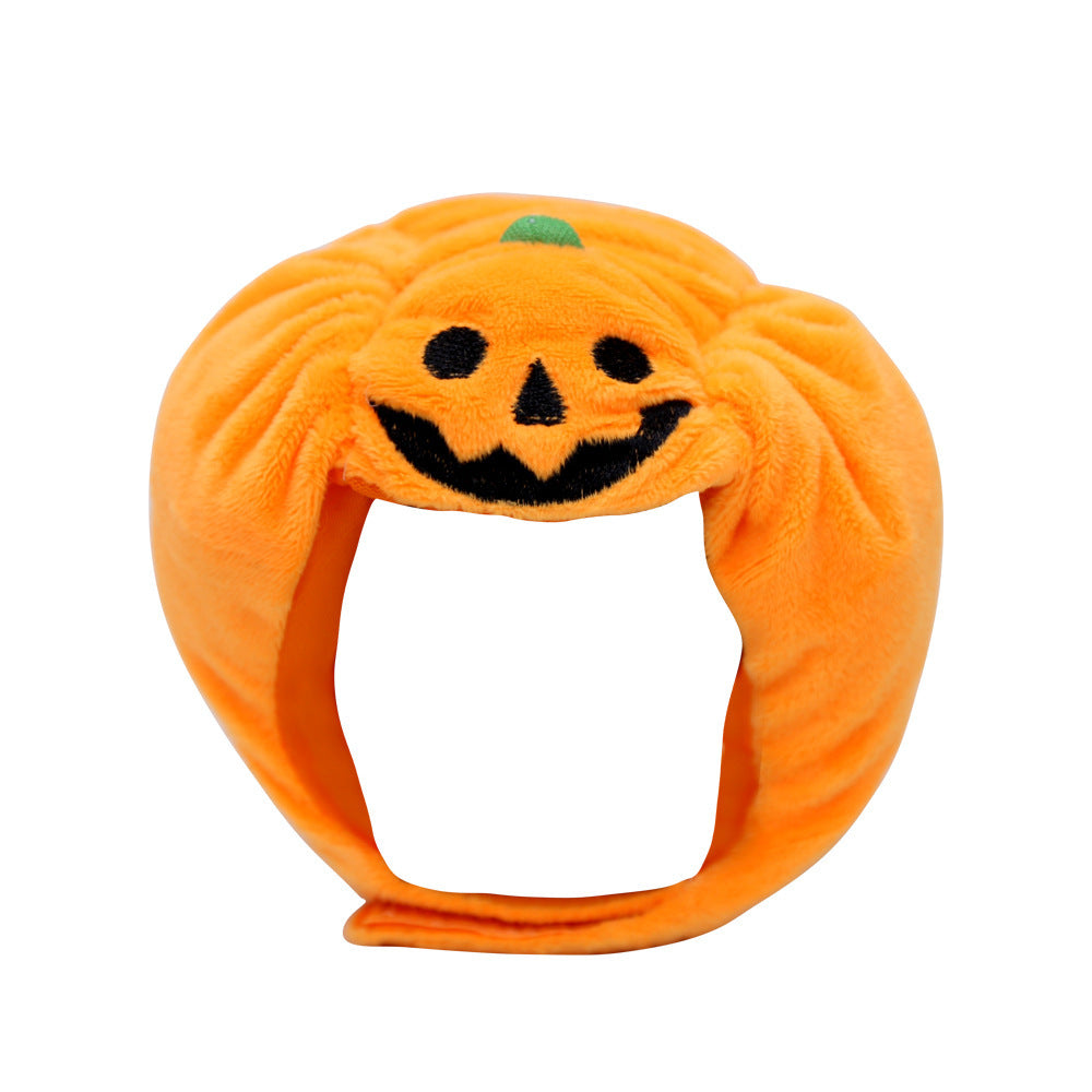 Creative Universal Pet Hat Funny Pumpkin Hat Cat Head Cover Cute Fashion Change Pet Head Wear