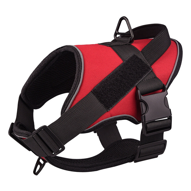 a3Training Tactical Chest Back K9 Pet Chest Harness Vest Type Reflective Dog Rope Explosion-Proof Chest Harness