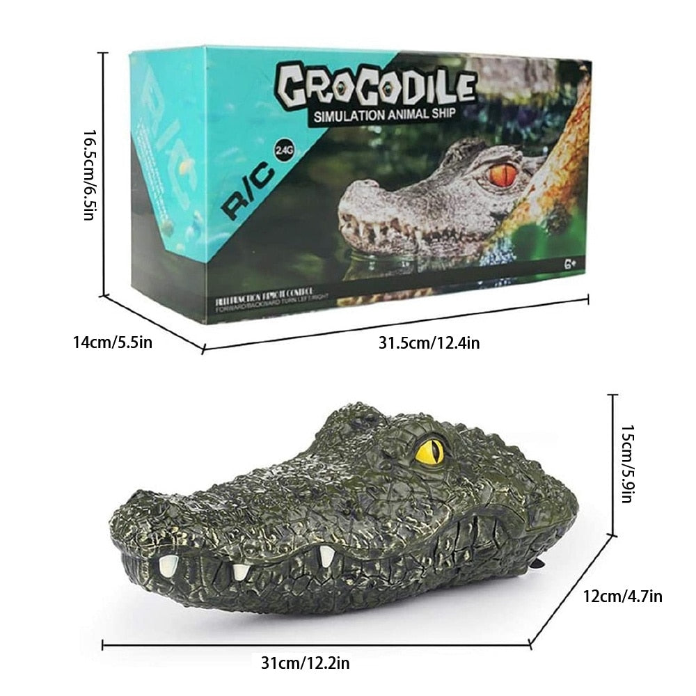 RC toy alligator remote control toys alligator Crocodile head crocodilian robot simulation animal scary Toys