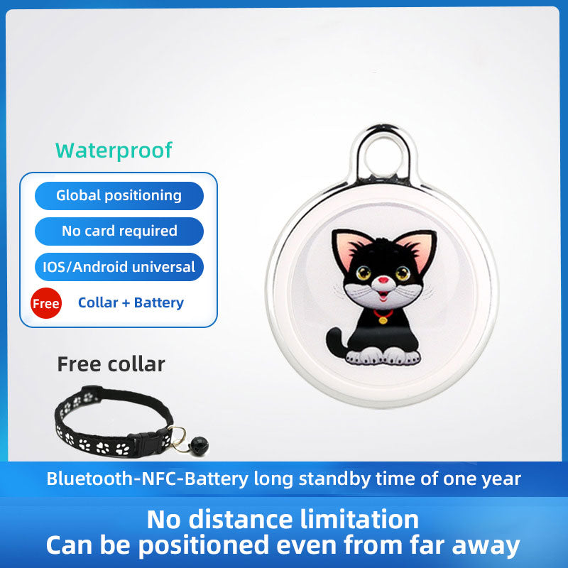 A Pet Loss Preventer Global Positioning Airtag Loss Preventer Cat and Dog Intelligent Tracking Loss Preventer Pet Collar