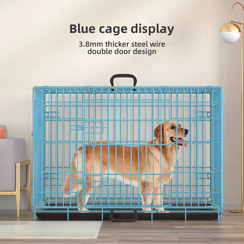 A Simple Good-Looking Dog Cage Cat Cage Pet Cage Wire Cage In Medium And Large Thick Cat Villa Pet Litter
