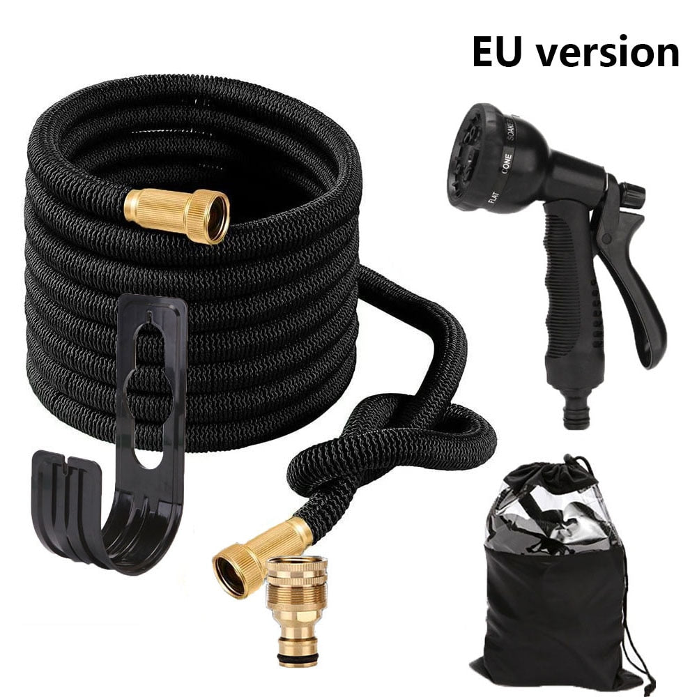 25Ft-100Ft Garden Hose Expandable Magic Flexible Water Hose (EU、US Version) Hose Plastic Hoses Pipe With Spray Gun To Watering