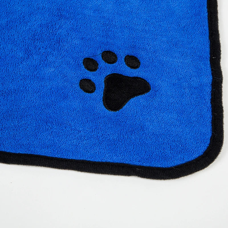 Pet Bath Towel Dog Bathrobe XS-XL For Small Medium Large Dogs Super Absorbent Pet Drying Towel Dog Towel Pet Supplies