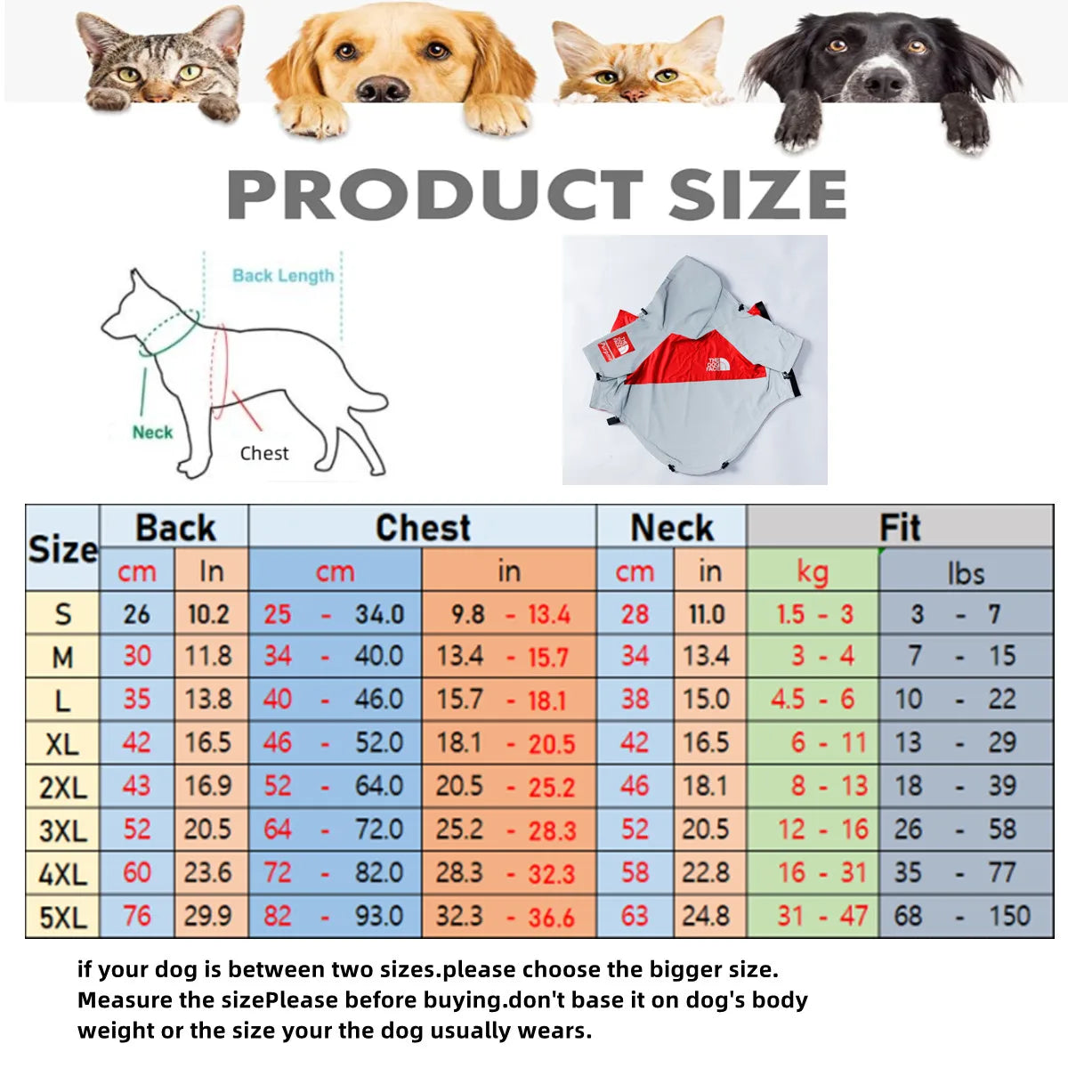A A Dog Raincoats, Extra Reflective Waterproof Dog Rain Jacket, Pet Stylish Streetwear Outfit for Dogs Cat Puppy Small Medium Large