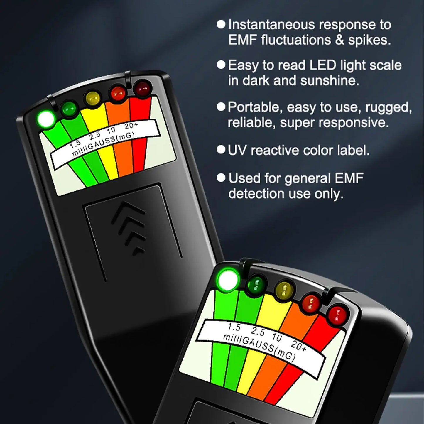 Portable Electromagnetic Field EMF Gauss Meter Ghost Hunting Nuclear Radiation Detector EMF Magnetic Field Tester