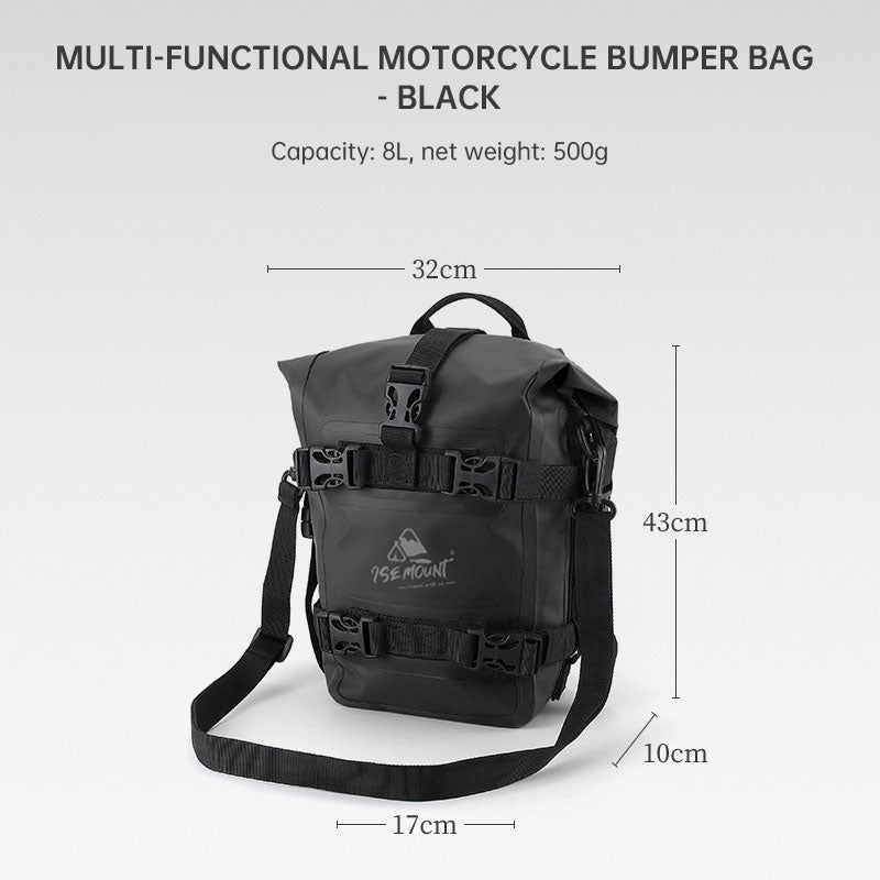 Motorcycle bumper bag outside the multifunctional large capacity Mount Brigade storage bag convenient waterproof riding bag