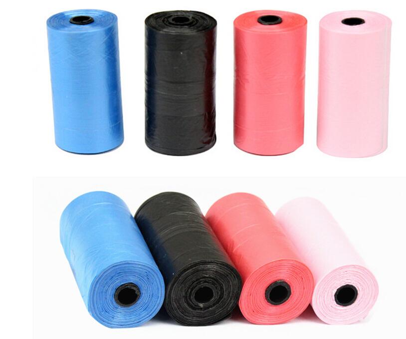 15pcs/Roll pet poop pick-up garbage bag