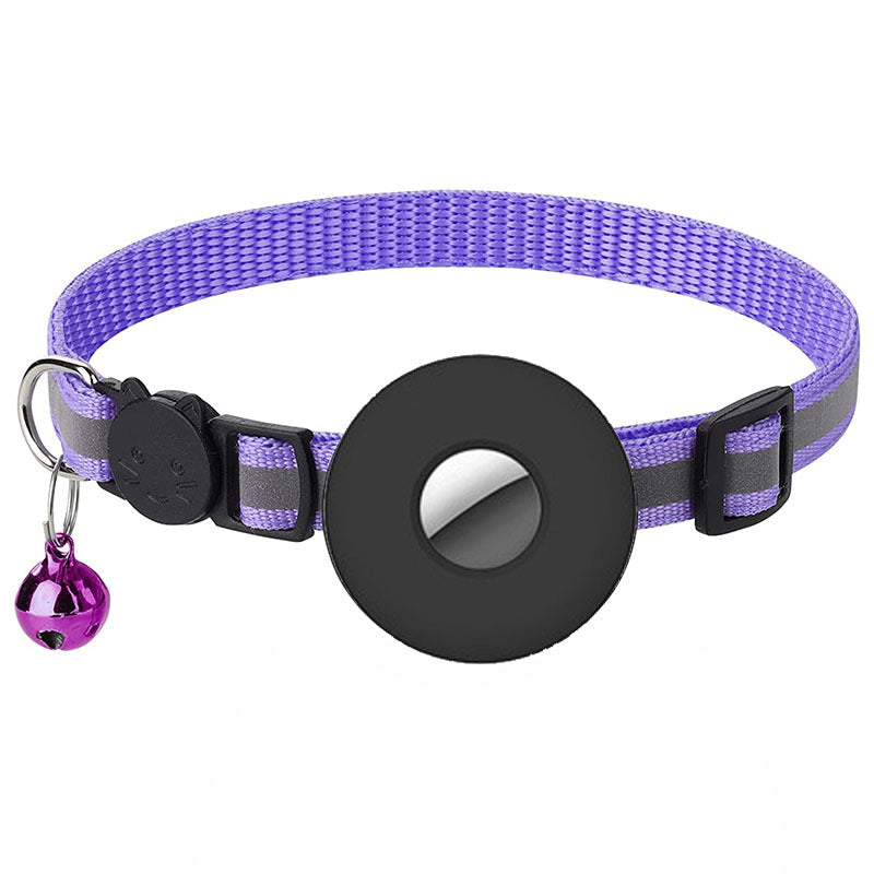 Airtag Cat Collar Airtag Pet Collar With Bell Airtag Reflective Collar