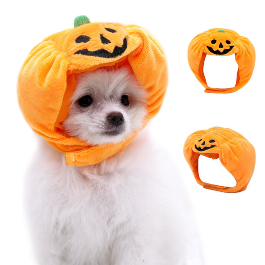 Creative Universal Pet Hat Funny Pumpkin Hat Cat Head Cover Cute Fashion Change Pet Head Wear