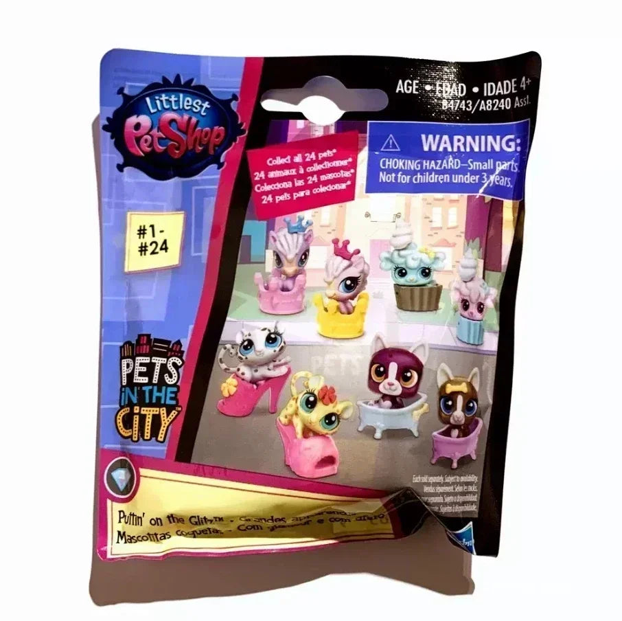 Hasbro Littlest Pet Shop CAT Rare Toy Dolls Stands Short Hair Figures Collection Original Bobble Head Toys for Kids Gifts