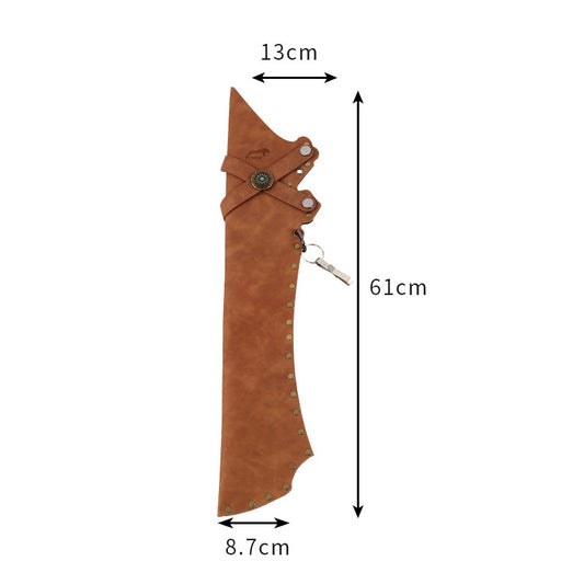 Outdoor Archery Waist Mounted Arrow Pot PU Arrow Bag