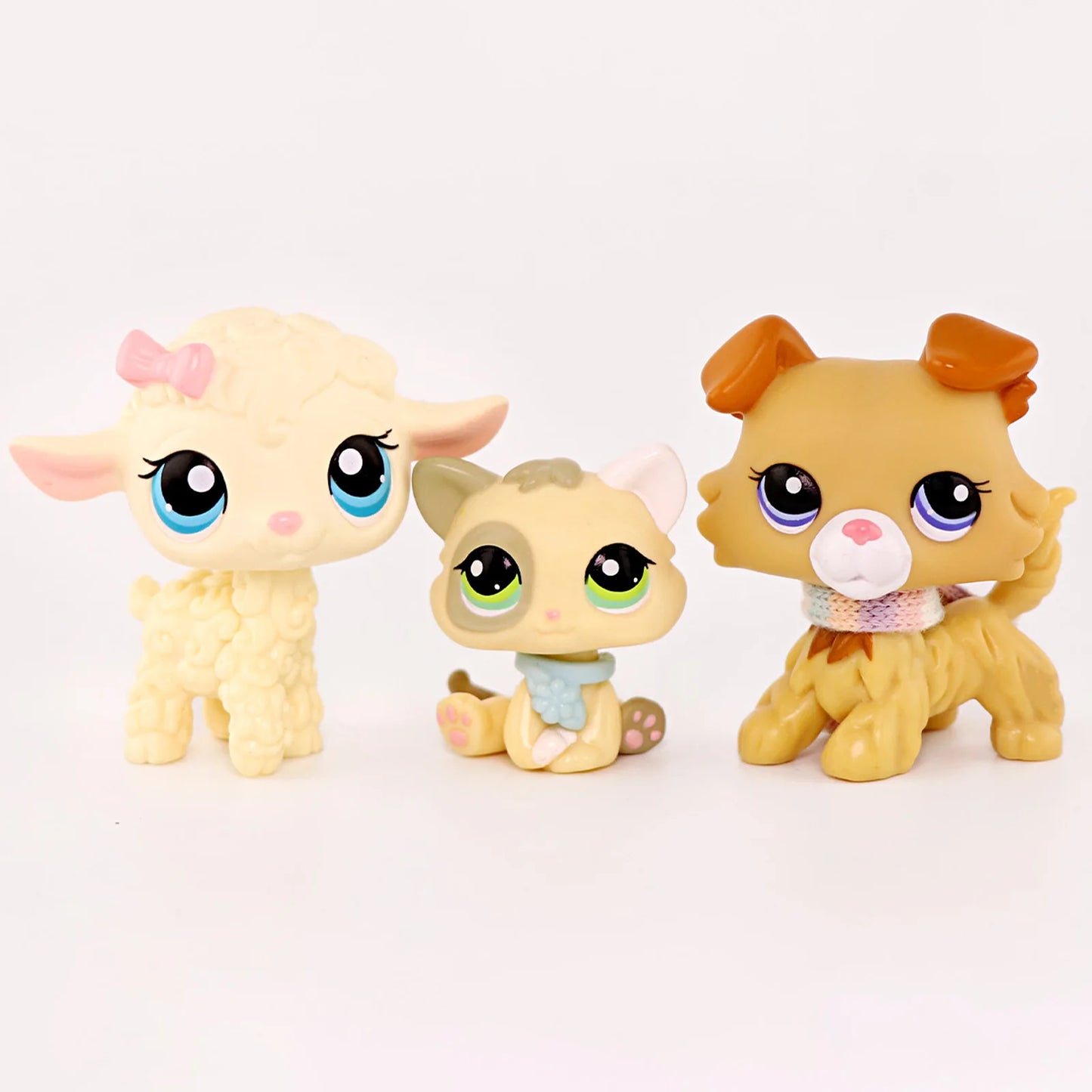lps Minilpsshop Rare Pet Shop Bobble Head Toy Cute Great Dane Collie Dachshund Dog Spaniel Puppy Pets for Kids