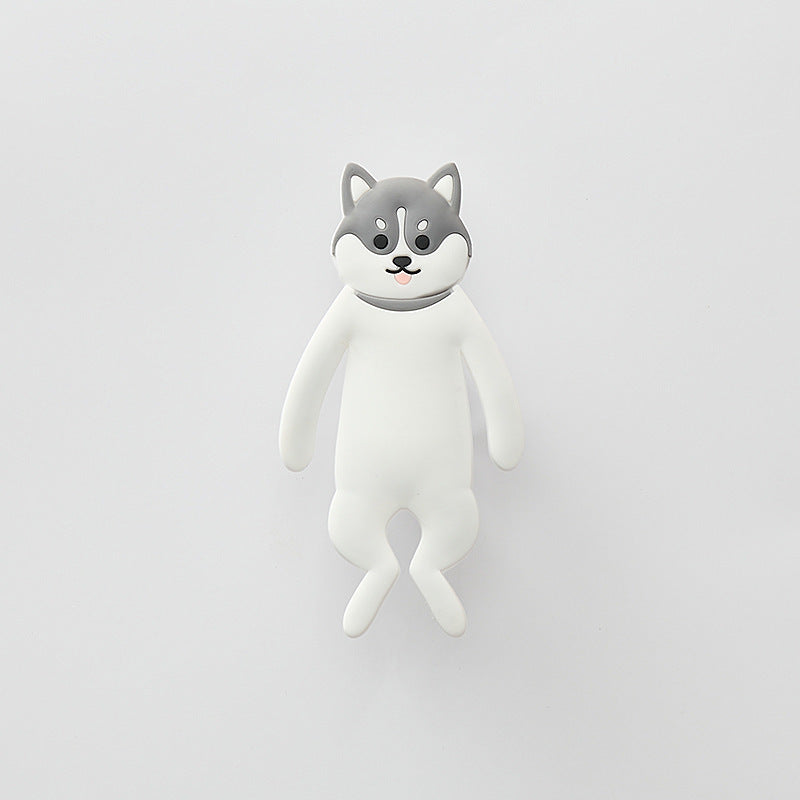 Punch-Free Animal Hook Cute Cute Pet Can Bend Fun Hook Porch Door Behind The Wall Without Trace Storage Sticky Hook