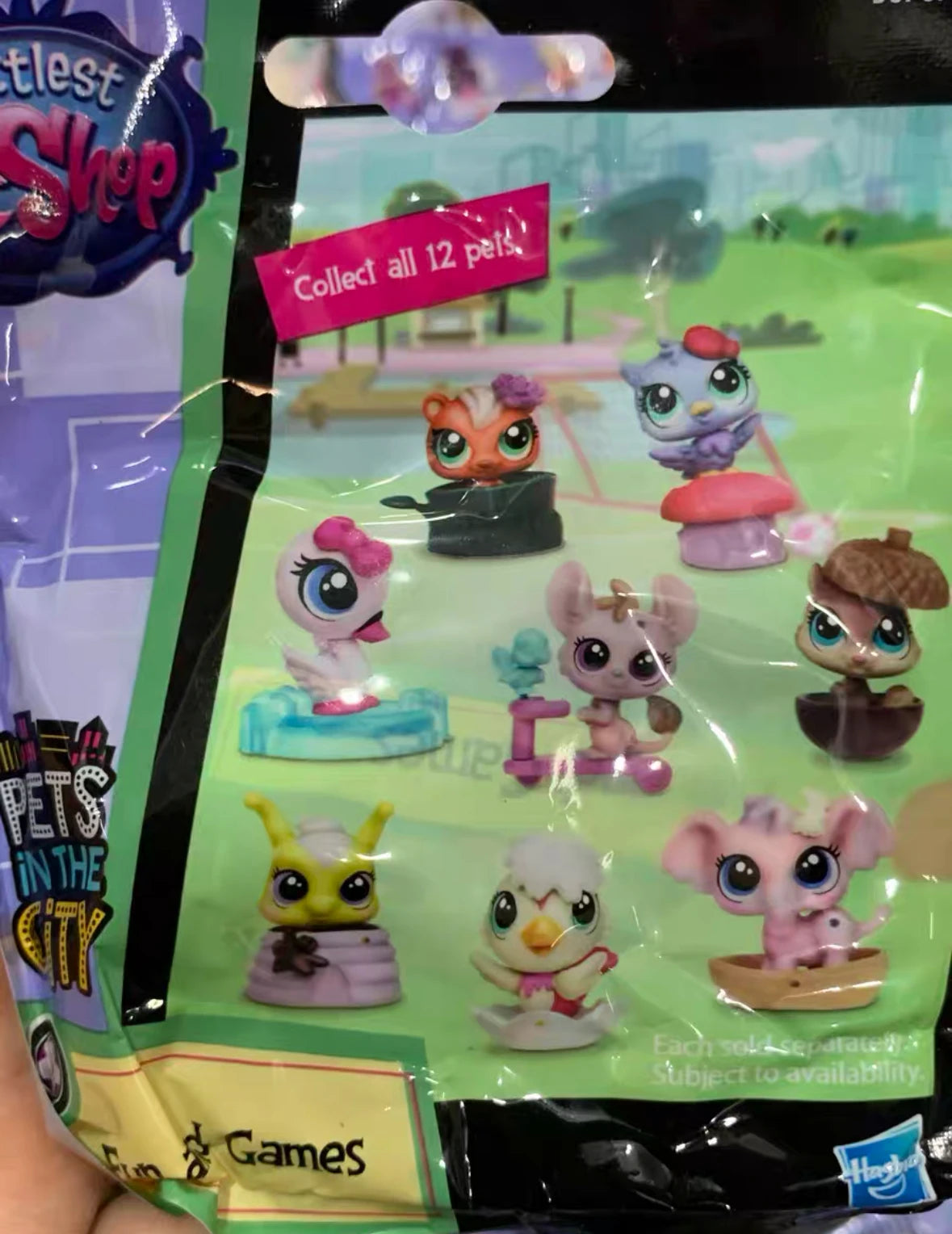 Hasbro Littlest Pet Shop CAT Rare Toy Dolls Stands Short Hair Figures Collection Original Bobble Head Toys for Kids Gifts
