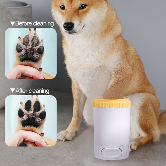 Pet Foot Wash Cat And Dog Claw Cup Cleaning Soft Pet Silicone Scrub Foot Cup