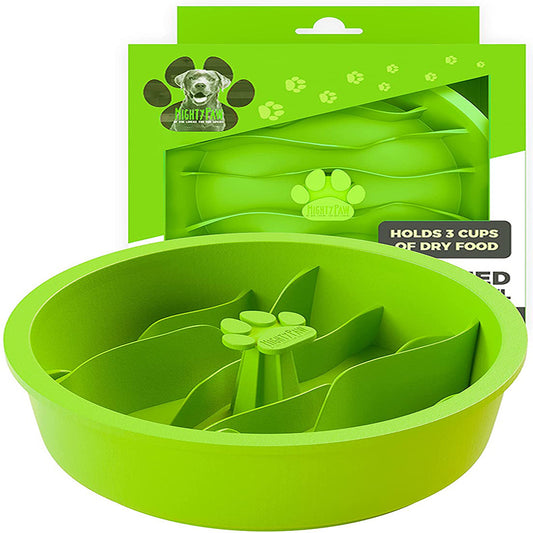 Mighty Paw Slow Feeded Pet Slow Feeder Puzzle Maze Feeder