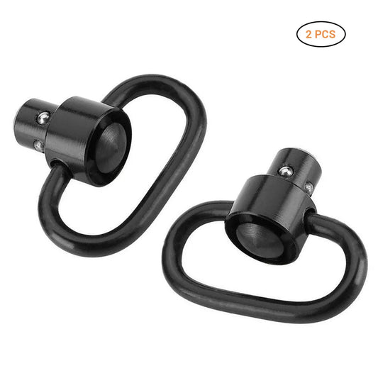 2 pcs Push Button Quick Detach Release Button Strap Ring Holder QD Sling Swivel Scope Mount Ring