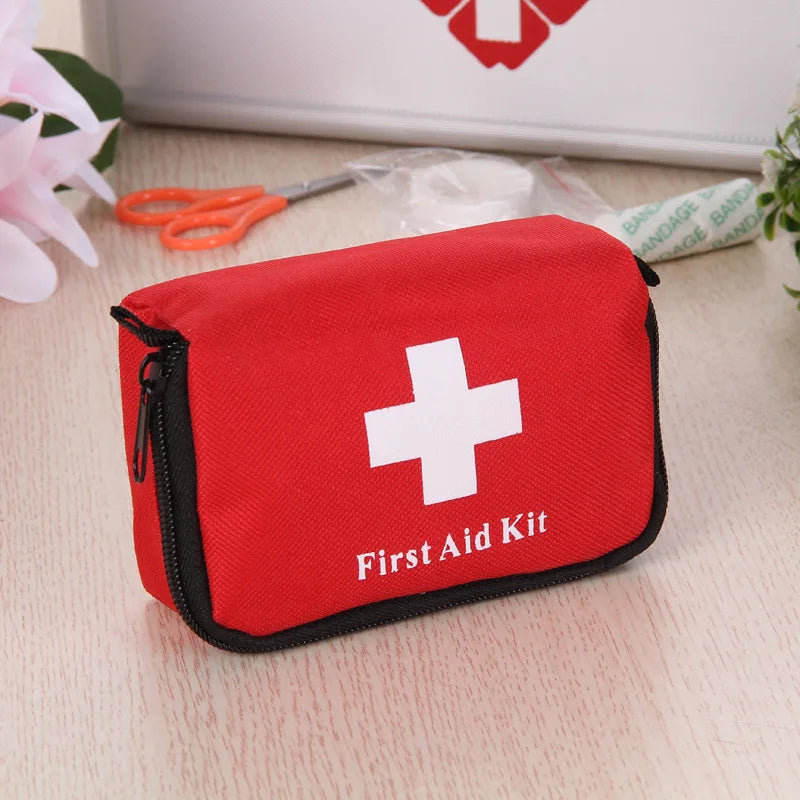 A Mini Emergency Treatment Pack Outdoor Wilderness Survival Travel First Aid Kit Camping Hiking Medical Bag Car Emergency Kit