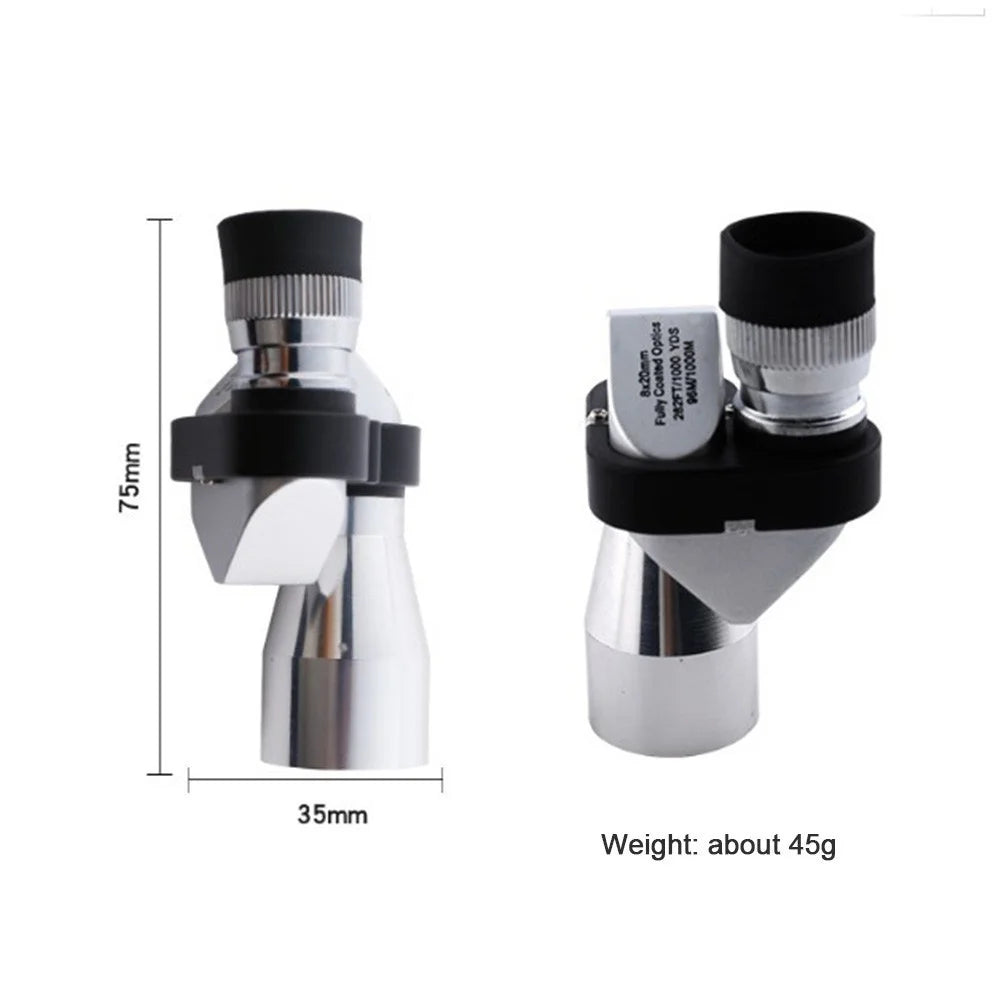 8x20 HD Night Vision Mini Pocket Zoom Monocular Outdoor Telescope for Hunting Camping