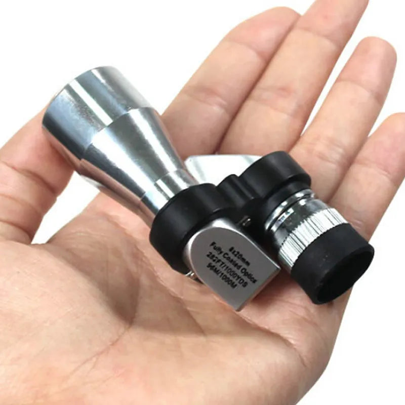 8x20 HD Night Vision Mini Pocket Zoom Monocular Outdoor Telescope for Hunting Camping