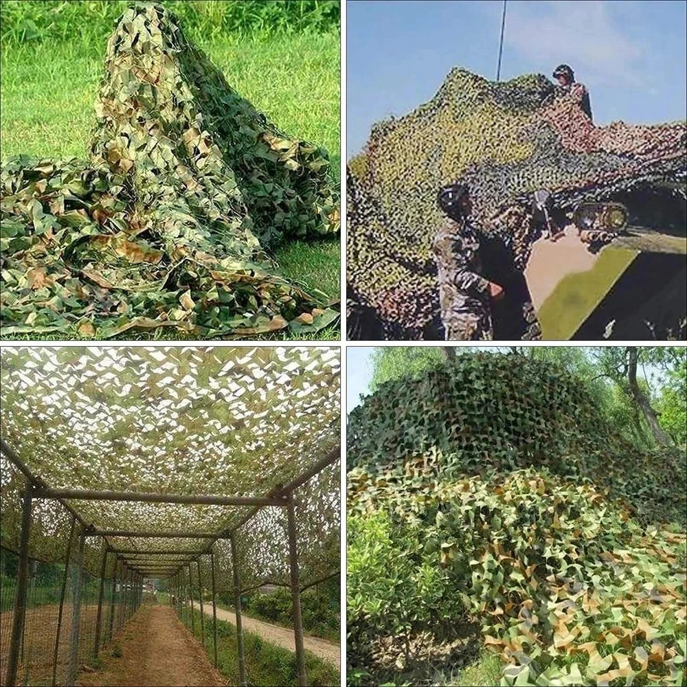 4x5m3x10m 2x2 m military camouflage net camouflage net military net shade net hunting garden car outdoor camping shade tent