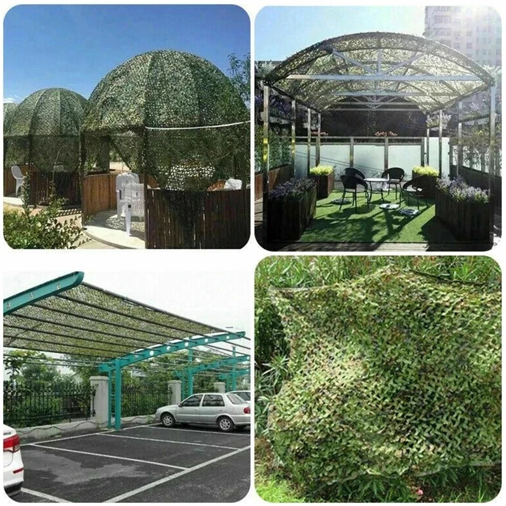 4x5m3x10m 2x2 m military camouflage net camouflage net military net shade net hunting garden car outdoor camping shade tent