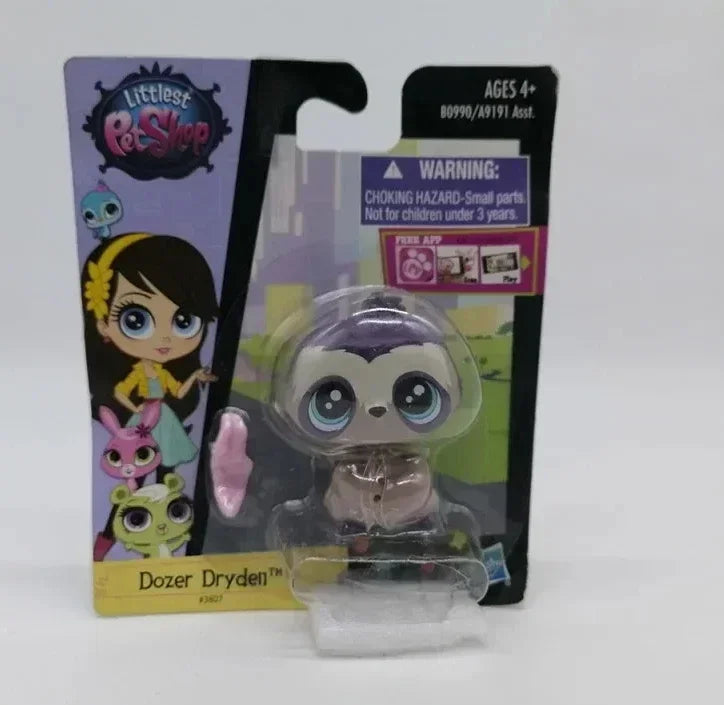 Hasbro Littlest Pet Shop CAT Rare Toy Dolls Stands Short Hair Figures Collection Original Bobble Head Toys for Kids Gifts