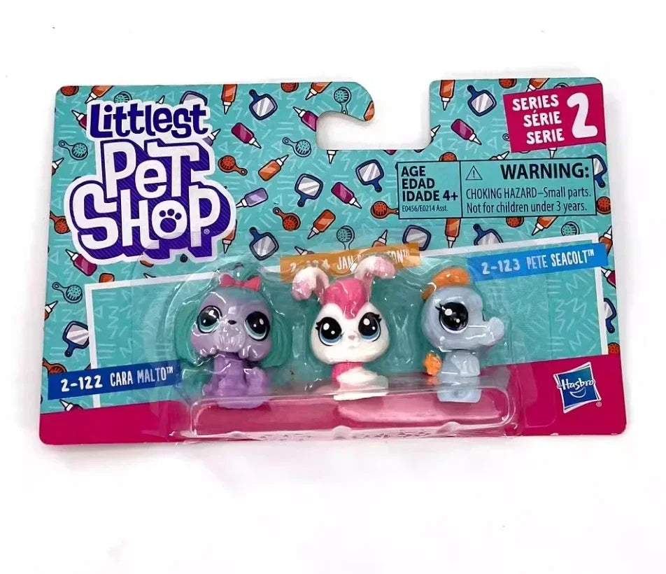 Hasbro Littlest Pet Shop CAT Rare Toy Dolls Stands Short Hair Figures Collection Original Bobble Head Toys for Kids Gifts