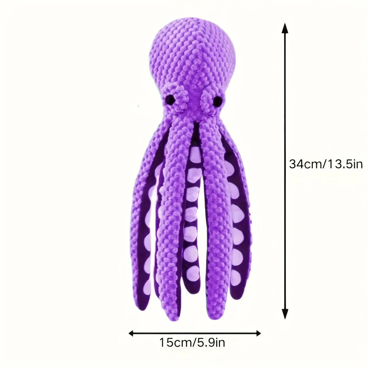 Pet Plush Toy Cat Dog Voice Octopus Shell Puzzle Toy Bite Resistant Interactive Pet Dog Teeth Cleaning Chew Toy Pet Supplies
