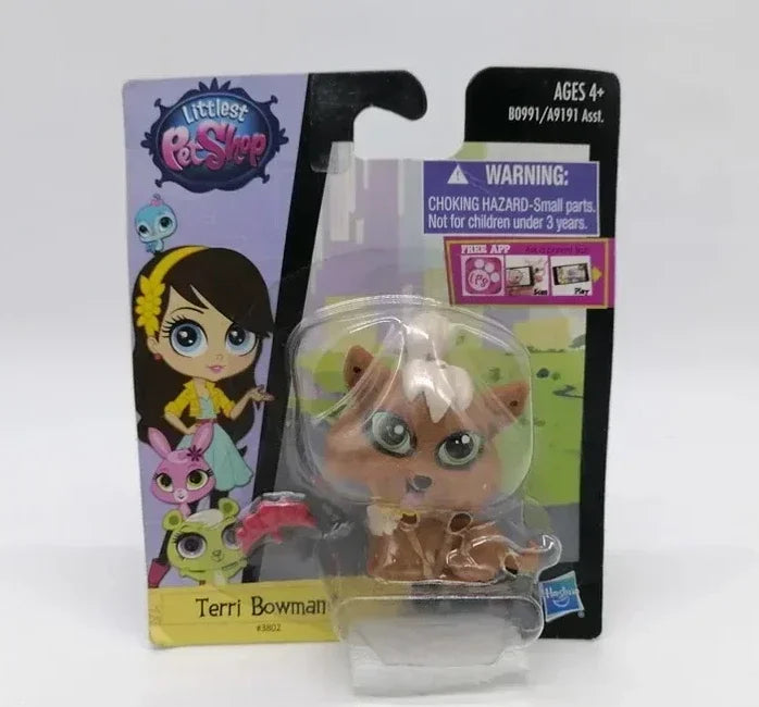 Hasbro Littlest Pet Shop CAT Rare Toy Dolls Stands Short Hair Figures Collection Original Bobble Head Toys for Kids Gifts