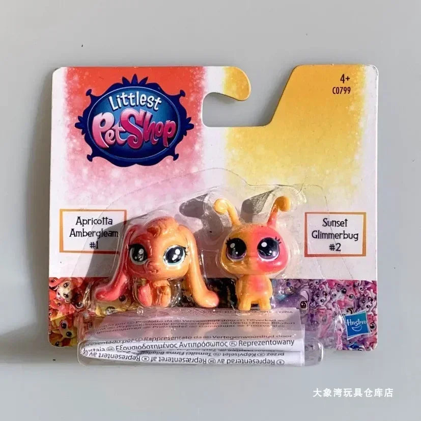 Hasbro Littlest Pet Shop CAT Rare Toy Dolls Stands Short Hair Figures Collection Original Bobble Head Toys for Kids Gifts